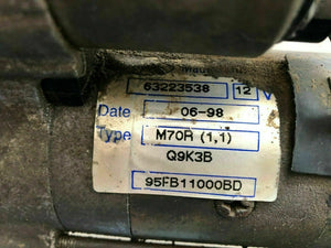 63223538 MOTORINO D' AVVIAMENTO FORD Ka 1.3 Serie (CCQ) (9608) 1300 Benzina SPEDIZIONE GRATUITA